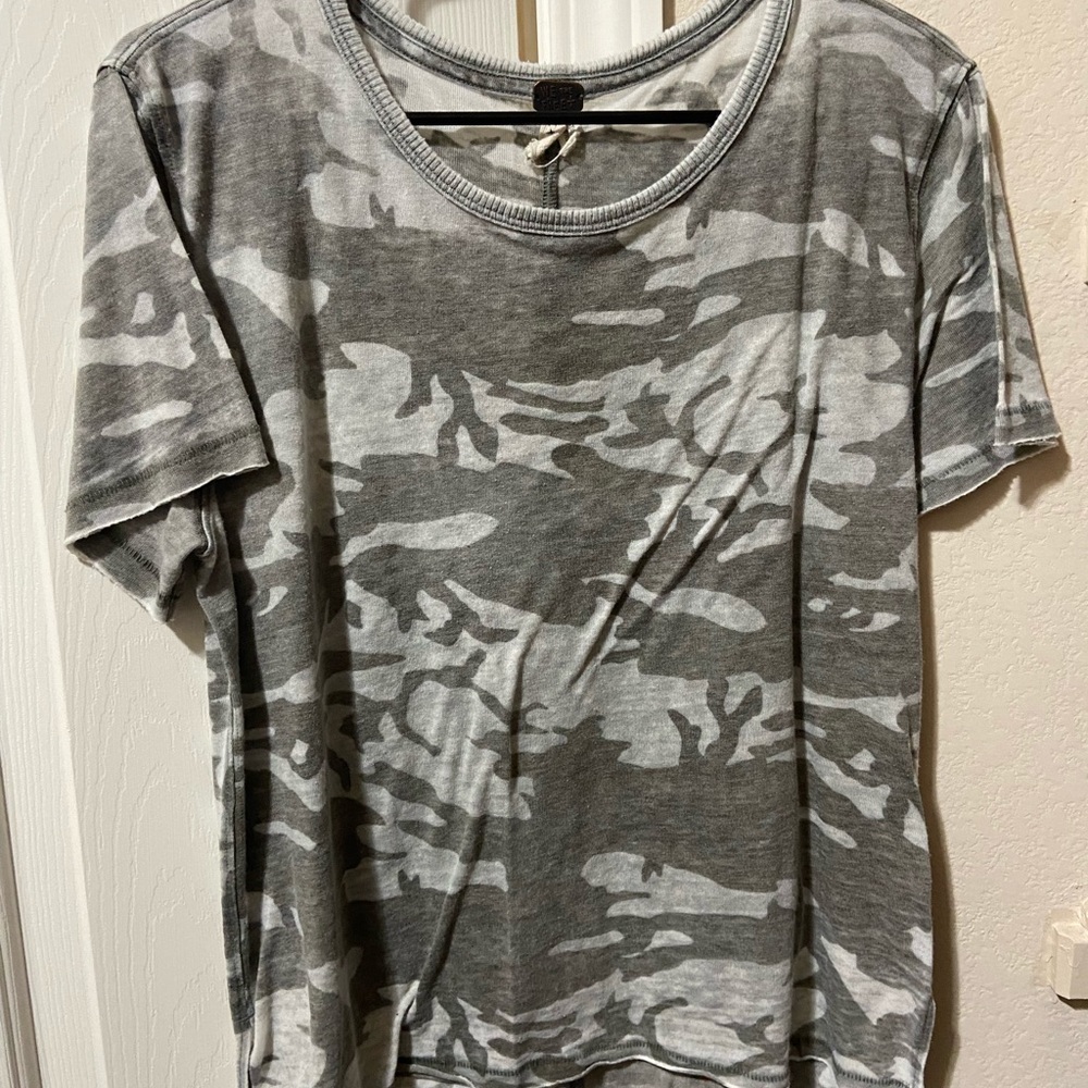 Free People Camo Tee